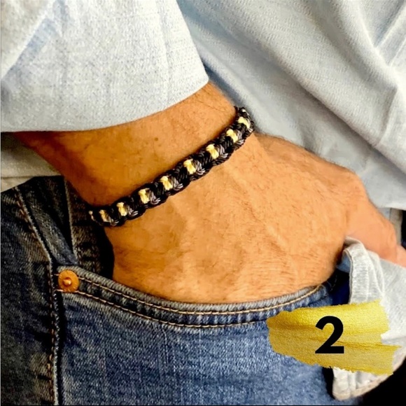 VGK String Men Hand Crafted bracelets OS - Picture 3 of 4